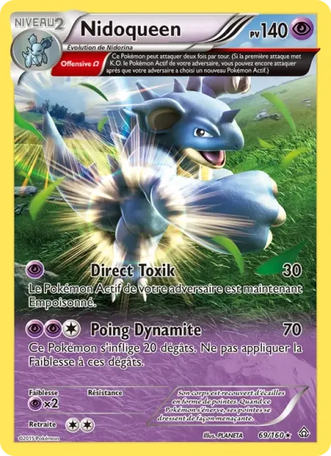 Carte Pokémon Nidoqueen 069/160, extension Primo-Choc