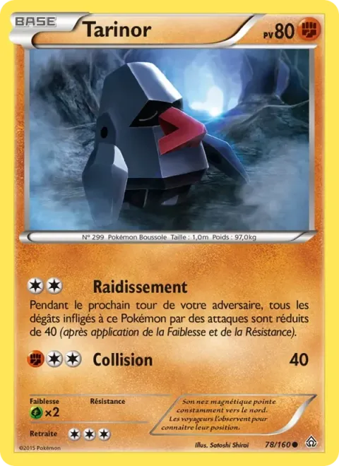 Carte Pokémon Tarinor 078/160, extension Primo-Choc