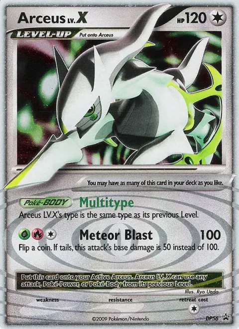 Carte Pokémon Arceus DP56, extension Promo DP