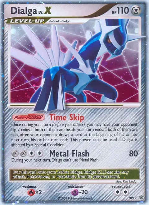 Carte Pokémon Dialga DP17, extension Promo DP
