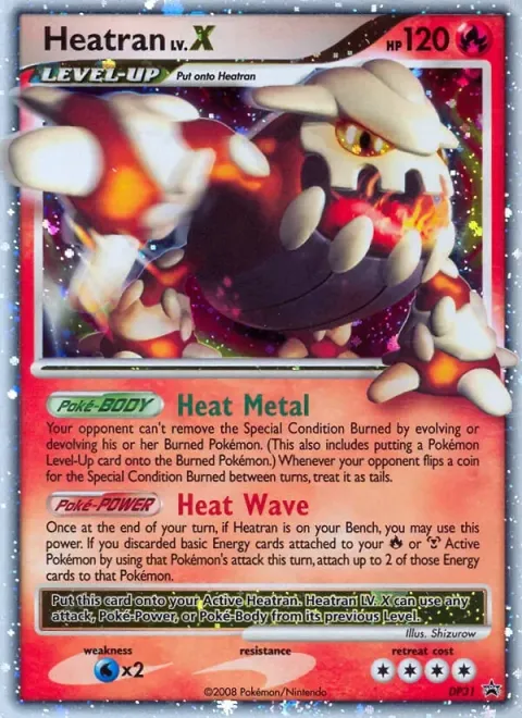 Carte Pokémon Heatran DP31, extension Promo DP