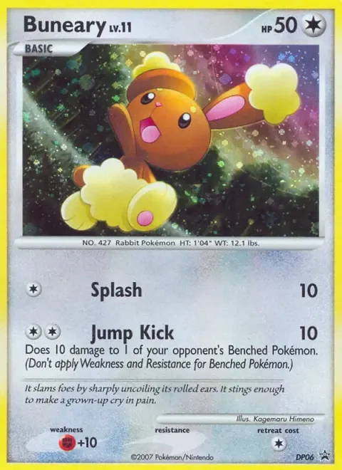 Carte Pokémon Laporeille DP06, extension Promo DP