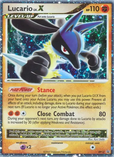 Carte Pokémon Lucario DP12, extension Promo DP
