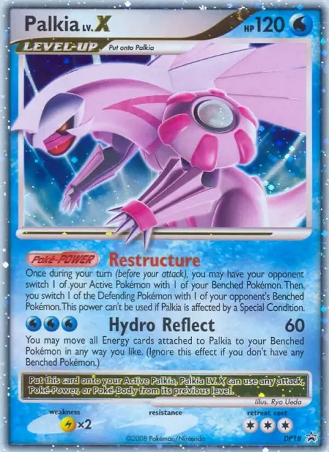 Carte Pokémon Palkia DP18, extension Promo DP