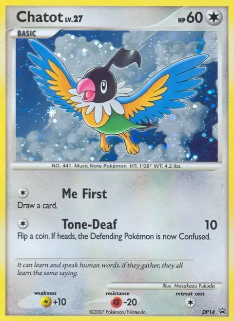 Carte Pokémon Pijako DP14, extension Promo DP