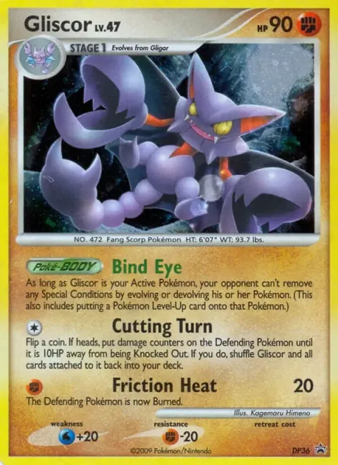 Carte Pokémon Scorvol DP36, extension Promo DP