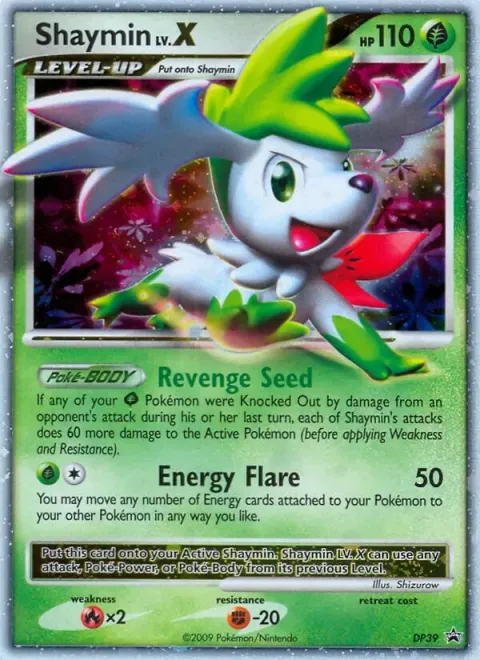 Carte Pokémon Shaymin DP39, extension Promo DP