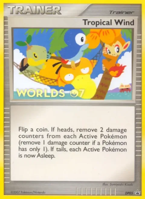 Carte Pokémon Vent tropical DP05, extension Promo DP