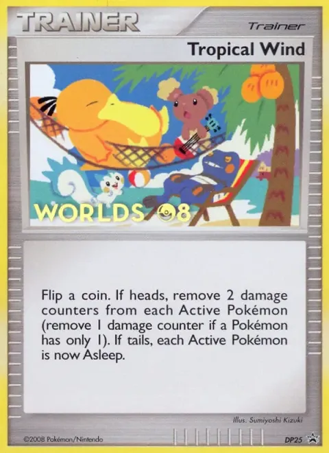 Carte Pokémon Vent tropical DP25, extension Promo DP