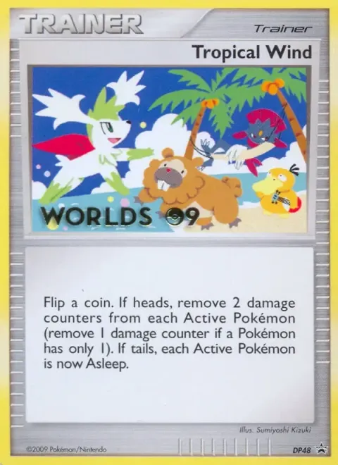 Carte Pokémon Vent tropical DP48, extension Promo DP