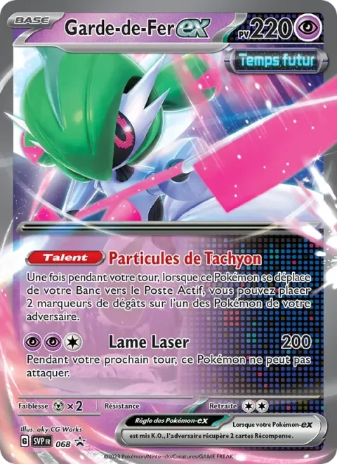 Carte Pokémon Garde-de-Fer-ex 068, extension SVP Black Star Promos