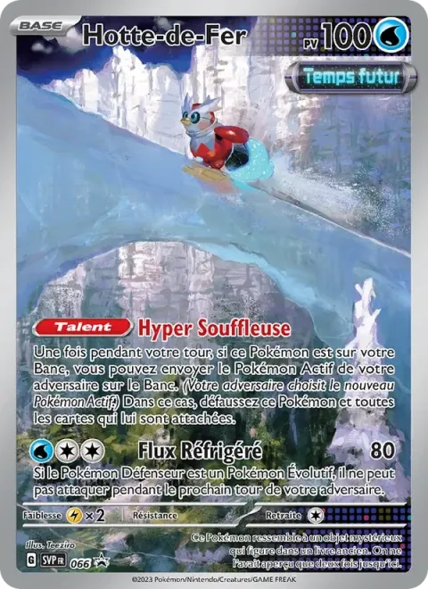 Carte Pokémon Hotte-de-Fer 066, extension SVP Black Star Promos