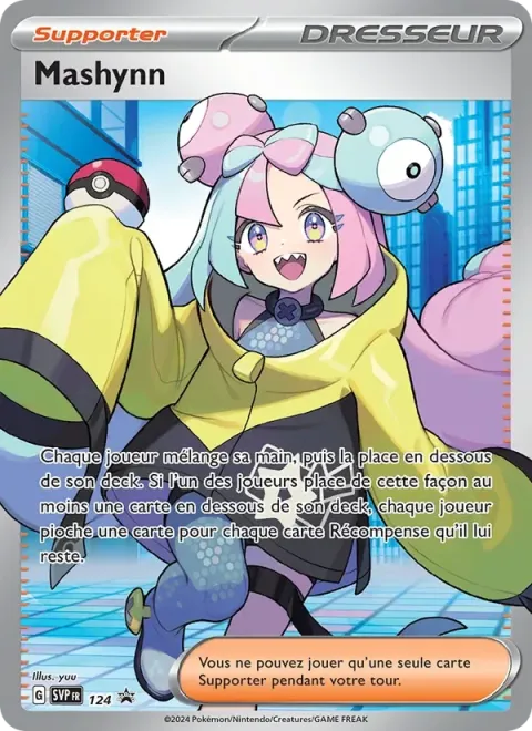 Carte Pokémon Mashynn 124, extension SVP Black Star Promos