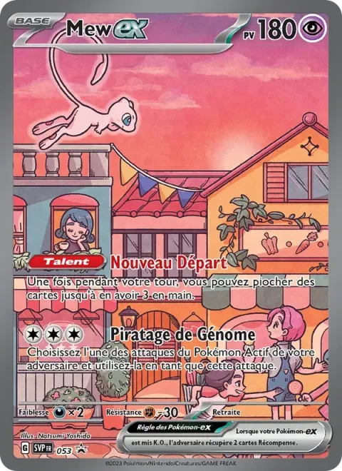 Carte Pokémon Mew-ex 053, extension SVP Black Star Promos