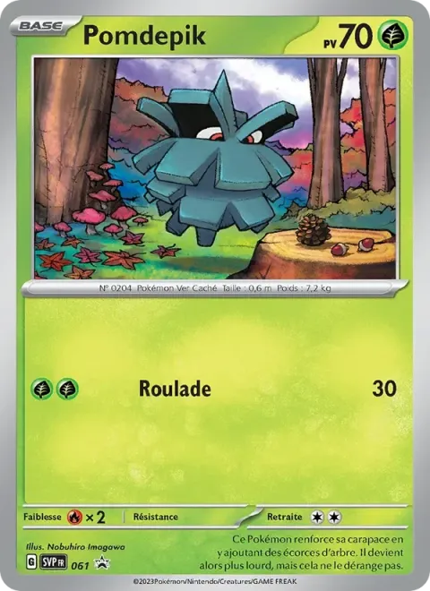 Carte Pokémon Pomdepik 061, extension SVP Black Star Promos