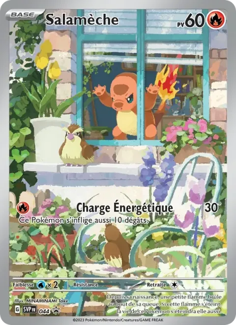 Carte Pokémon Salamèche 044, extension SVP Black Star Promos