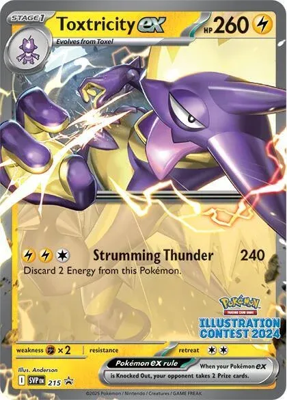 Carte Pokémon Salarsen-ex 215, extension SVP Black Star Promos