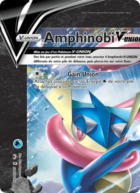 Carte Pokémon Amphinobi V-UNION SWSH155, extension Promo SWSH
