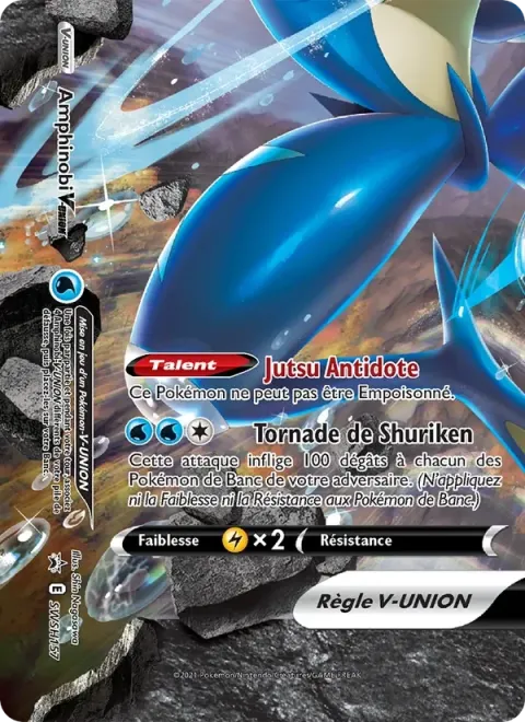 Carte Pokémon Amphinobi V-UNION SWSH157, extension Promo SWSH
