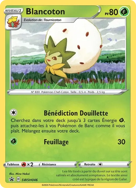 Carte Pokémon Blancoton SWSH046, extension Promo SWSH