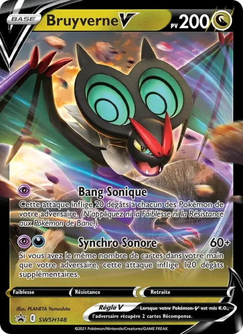 Carte Pokémon Bruyverne V SWSH148, extension Promo SWSH