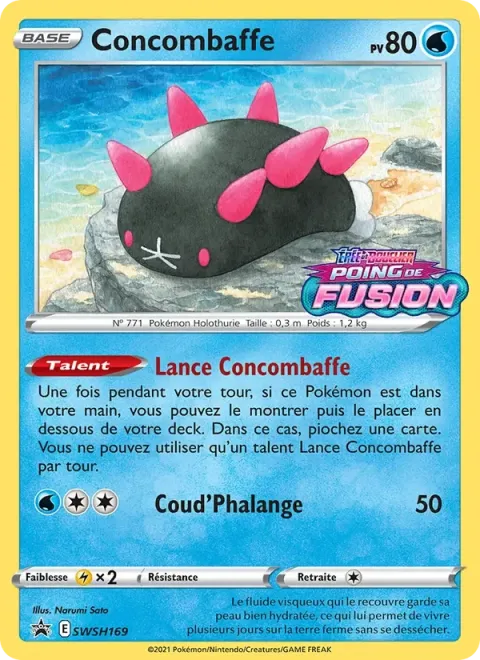 Carte Pokémon Concombaffe SWSH169, extension Promo SWSH