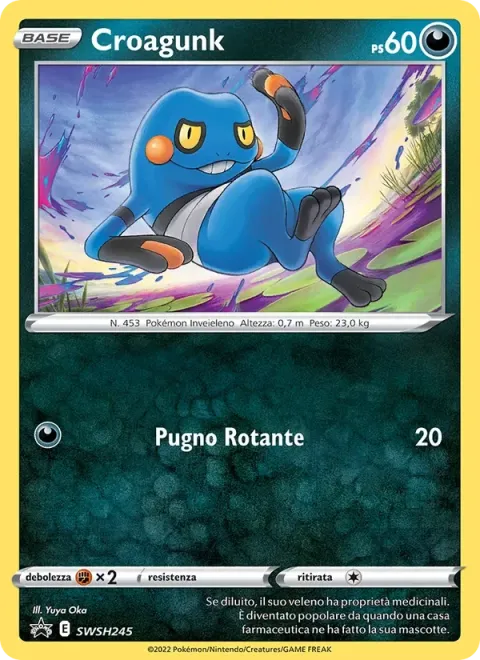 Carte Pokémon Cradopaud SWSH245, extension Promo SWSH