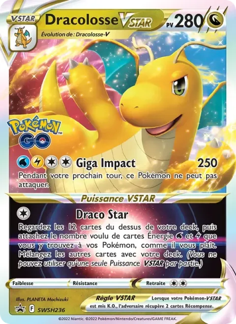 Carte Pokémon Dracolosse VSTAR SWSH236, extension Promo SWSH