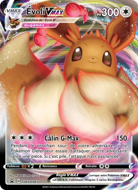 Carte Pokémon Évoli VMAX SWSH087, extension Promo SWSH