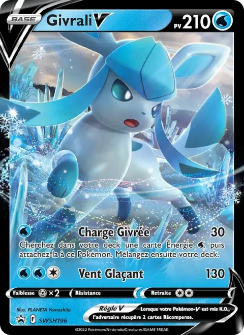 Carte Pokémon Givrali V SWSH196, extension Promo SWSH