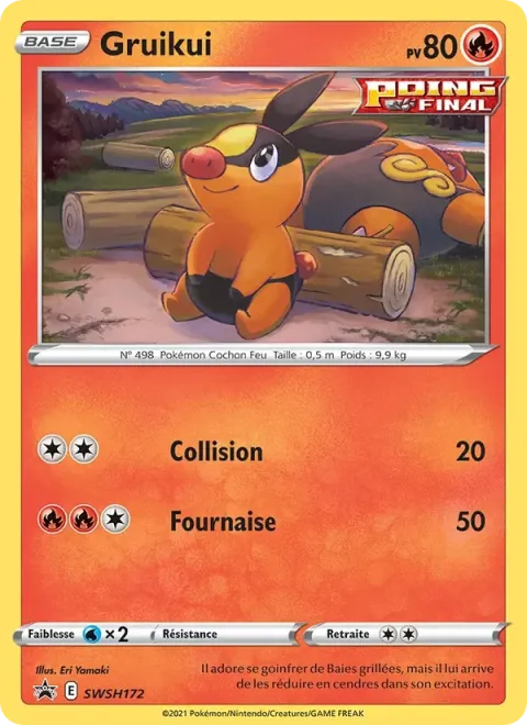 Carte Pokémon Gruikui SWSH172, extension Promo SWSH