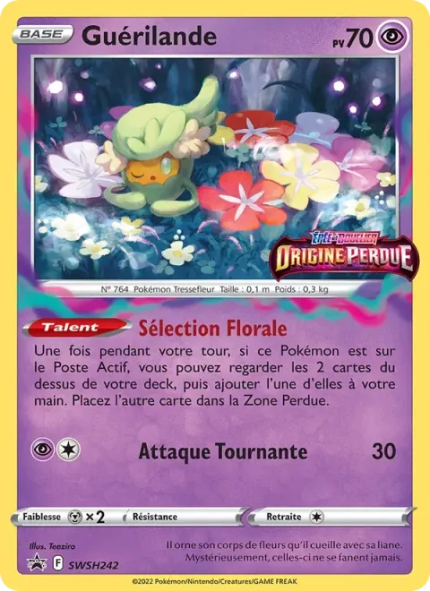 Carte Pokémon Guérilande SWSH242, extension Promo SWSH