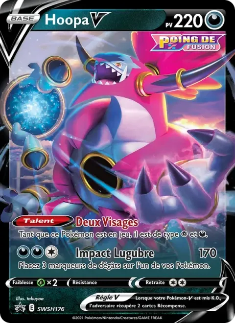 Carte Pokémon Hoopa V SWSH176, extension Promo SWSH