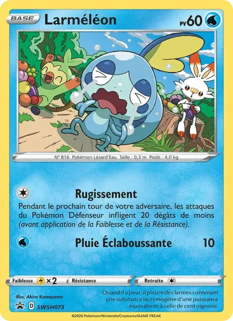 Carte Pokémon Larméléon SWSH073, extension Promo SWSH