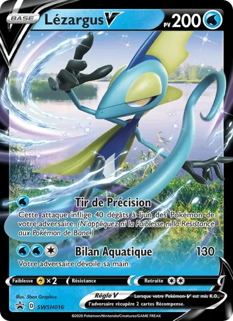 Carte Pokémon Lézargus V SWSH016, extension Promo SWSH