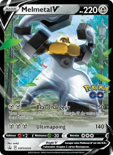 Carte Pokémon Melmetal V SWSH224, extension Promo SWSH
