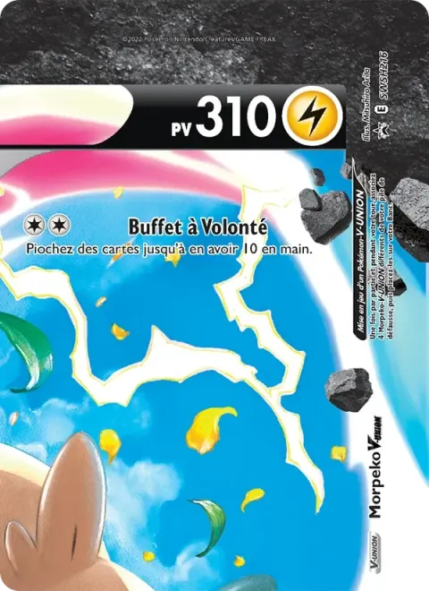 Carte Pokémon Morpeko V-UNION SWSH216, extension Promo SWSH