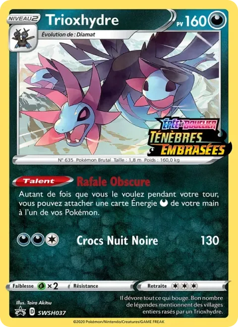 Carte Pokémon Trioxhydre SWSH037, extension Promo SWSH