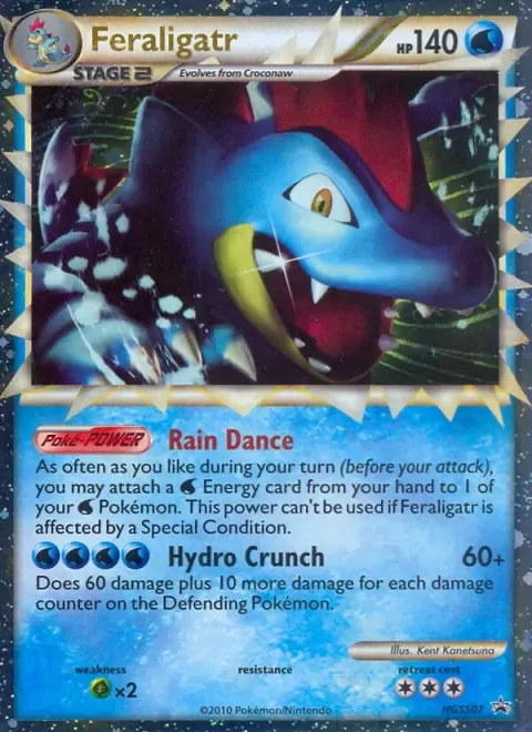 Carte Pokémon Aligatueur HGSS07, extension Promo HGSS