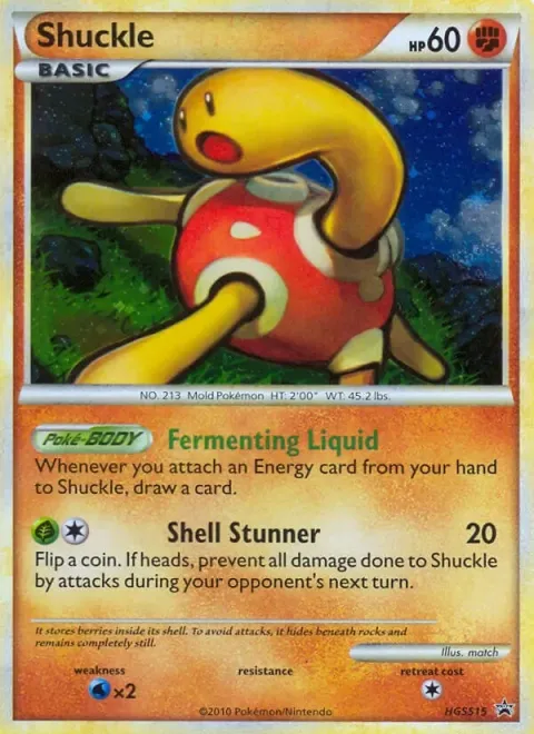 Carte Pokémon Caratroc HGSS15, extension Promo HGSS