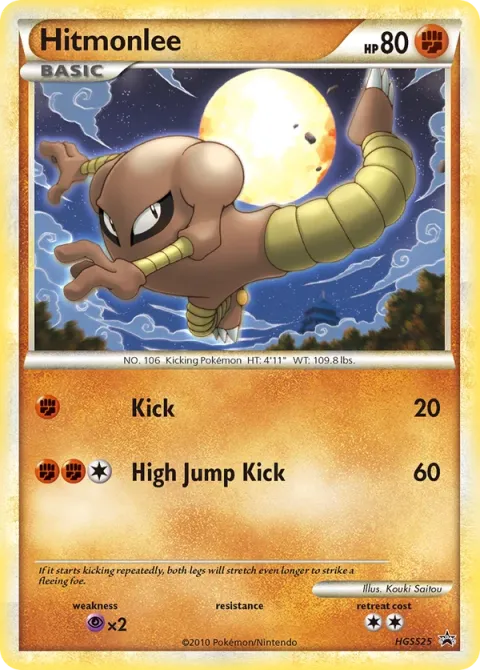 Carte Pokémon Kicklee HGSS25, extension Promo HGSS