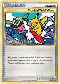 Carte Pokémon Raz-de-marée tropical HGSS18, extension Promo HGSS