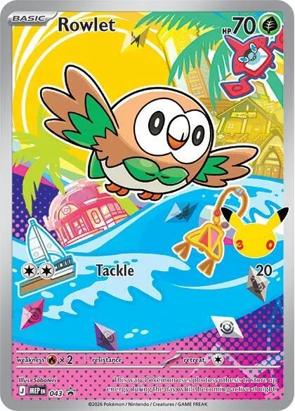 Carte Pokémon Brindibou 043, extension MEP Black Star Promos