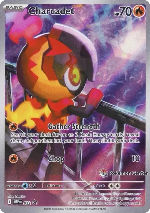 Carte Pokémon Charbambin 022, extension MEP Black Star Promos