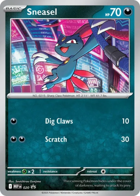 Carte Pokémon Farfuret 020, extension MEP Black Star Promos