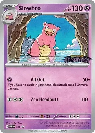 Carte Pokémon Flagadoss 083, extension MEP Black Star Promos