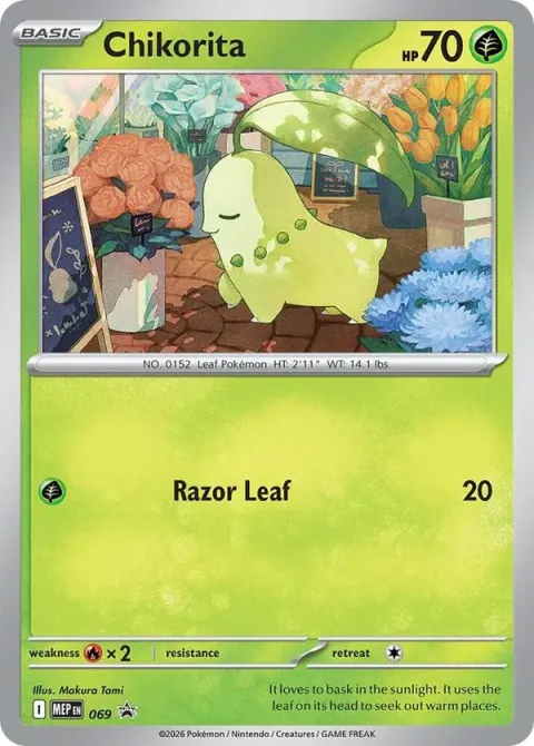 Carte Pokémon Germignon 069, extension MEP Black Star Promos