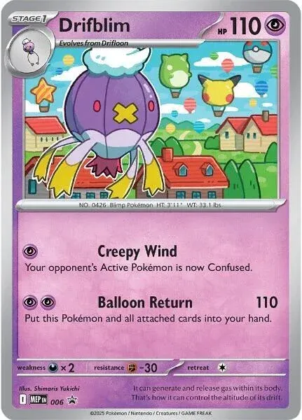 Carte Pokémon Grodrive 006, extension MEP Black Star Promos
