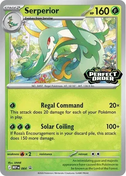 Carte Pokémon Majaspic 064, extension MEP Black Star Promos