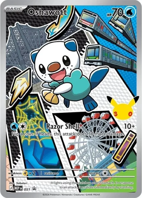 Carte Pokémon Moustillon 051, extension MEP Black Star Promos